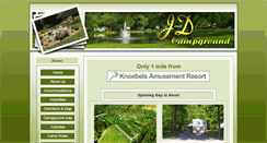 Desktop Screenshot of jdcampground.com
