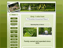 Tablet Screenshot of jdcampground.com